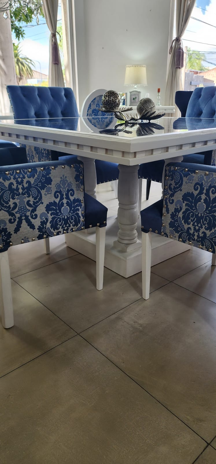 MESA BARCELONA CON PORCELANATO 140 x 140 - Imagen 8
